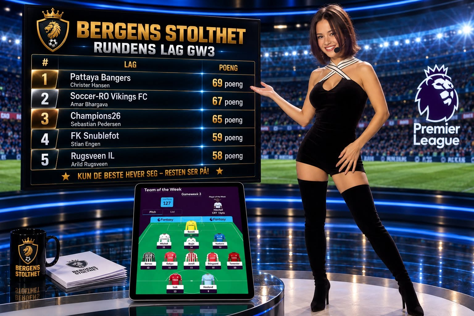 Bergens Stolthet, rundens topp 5 i GW3